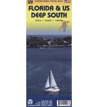 Straßenkarten Florida & US Deep South 1:720.000 / 1:1.000.000 ITMB