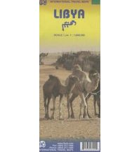 Road Maps Africa Libya. Tunisia ITMB