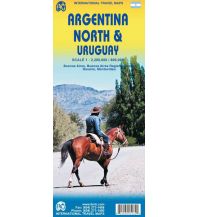 Road Maps ITMB Travel Map - Argentina North & Uruguay 1:2.200.000 / 1:800.000 ITMB