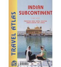 Reise- und Straßenatlanten ITM Travel Atlas Indian Subcontinent ITMB
