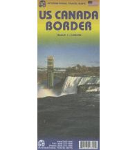 Straßenkarten ITMB Travel Map - US Canada Border 1:2.500.000 ITMB