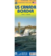 Straßenkarten ITMB Travel Map - US Canada Border 1:2.500.000 ITMB