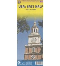 Road Maps ITMB Map - USA East Half 1:2.300.000 ITMB