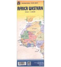 Straßenkarten International Travel Map ITM Topographische Karte Africa Western ITMB