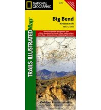 Hiking Maps North and Central America Trails Illustrated Wanderkarte 225, Big Bend National Park 1:133.333 National Geographic - Trails Illustrated