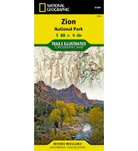 Wanderkarten USA Trails Illustrated Wanderkarte 214, Zion National Park 1:37.700 National Geographic - Trails Illustrated
