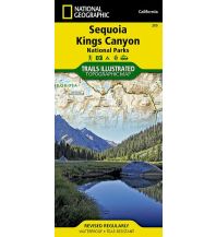 Wanderkarten USA Trails Illustrated Wanderkarte 205, Sequoia, Kings Canyon National Parks 1:80.000 National Geographic - Trails Illustrated