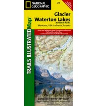 Wanderkarten Nord- und Mittelamerika Glacier National Park National Geographic - Trails Illustrated