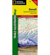 Hiking Maps USA Trails Illustrated Wanderkarte 222, Denali National Park 1:225.000 National Geographic - Trails Illustrated
