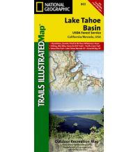 Hiking Maps USA National Geographic Map 803, Lake Tahoe Basin 1:63.360 National Geographic - Trails Illustrated