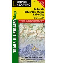 Wanderkarten Nord- und Mittelamerika 141 National Geographic Maps - Telluride Silverton Ouray Lake City National Geographic - Trails Illustrated