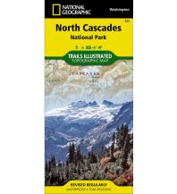 Wanderkarten USA National Geographic Map 223, North Cascades National Park 1:100.000 National Geographic - Trails Illustrated
