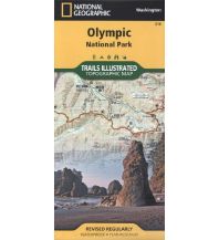 Hiking Maps North and Central America Trails Illustrated Wanderkarte 216, Olympic National Park 1:100.000 National Geographic - Trails Illustrated