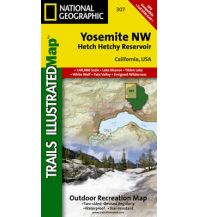 Wanderkarten 307 National Geographic Map - Yosemite NW National Geographic - Trails Illustrated