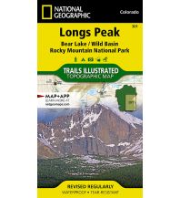 Wanderkarten USA National Geographic Map Colorado 301 - Longs Peak - Bear Lake National Geographic Society Maps