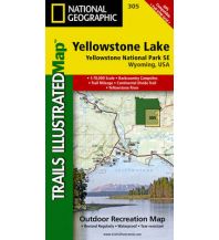 Wanderkarten USA Trails Illustrated Wanderkarte 305, Yellowstone Lake 1:70.000 National Geographic - Trails Illustrated