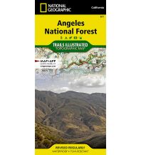 Hiking Maps USA National Geographic Map 811, Angeles National Forest 1:80.000 National Geographic - Trails Illustrated