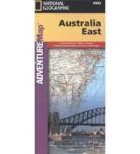 Straßenkarten Australien - Ozeanien Australia East National Geographic Society Maps