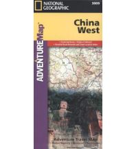 Straßenkarten China West National Geographic Society Maps