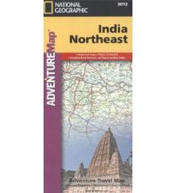 Road Maps India Northeast National Geographic Society Maps