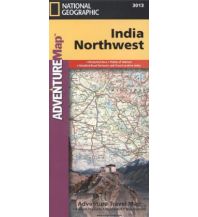 Road Maps India Northwest National Geographic Society Maps