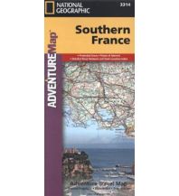 Straßenkarten Frankreich Southern France National Geographic Society Maps