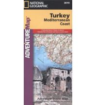 Straßenkarten Turkey, Mediterranean Coast National Geographic Society Maps