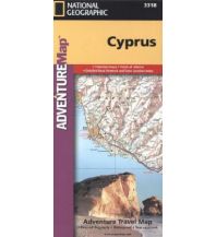 Straßenkarten Zypern Adventure Travel Map Cyprus 1:165.000 National Geographic Society Maps