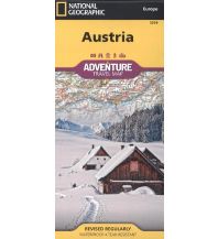 Straßenkarten Österreich Austria National Geographic Society Maps