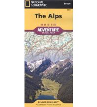 Straßenkarten Alps National Geographic Society Maps