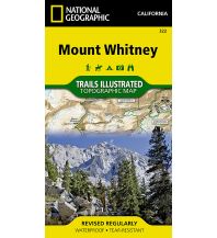 Road Maps North and Central America Trails Illustrated Wanderkarte 322, Mount Whitney 1:40.000 National Geographic - Trails Illustrated