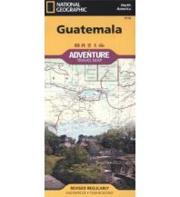 Straßenkarten TK Guatemala 500T. National Geographic Society Maps