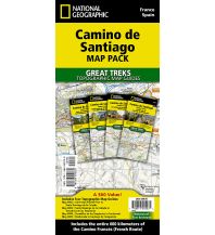 Weitwandern NG Map Pack Camino de Santiago - Camino Francés 1:50.000 National Geographic - Trails Illustrated