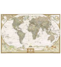 Weltkarten World Executive laminated 1:45.500.000 National Geographic Society Maps