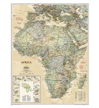 Afrika Africa Executive laminated 1:14.244.000 National Geographic Society Maps