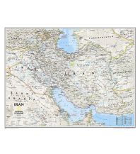 Asien Iran laminated 1:3.696.000 National Geographic Society Maps