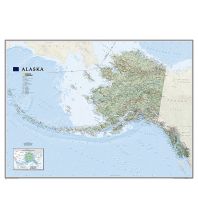 America Alaska laminated 1:3.660.000 National Geographic Society Maps