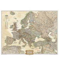 Poster and Wall Maps Europe executive 1:2,553.000 National Geographic Society Maps