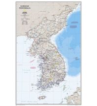 Asia Korean Peninsula 1:1.357.000 National Geographic Society Maps