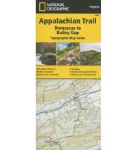 Hiking Maps North and Central America National Geographic Adventure Travel Map Damascus to Bailey Gap National Geographic - Trails Illustrated