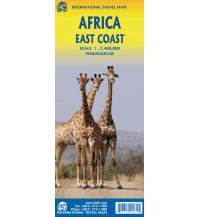 Straßenkarten Africa East Coast 1:1.3.400.000 ITMB