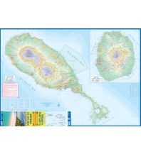 Road Maps North and Central America Antigua . Saint Kitts & Nevis  1 / 32 000 - 1 / 35 000 ITMB