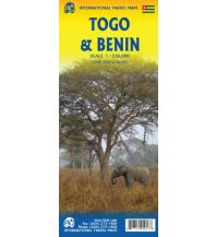 Road Maps ITMB Travel Map - Togo Benin 1:530:000 ITMB