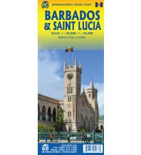 Straßenkarten Nord- und Mittelamerika Travel Map Barbados & St. Lucia 1:38.000 / 1:40.000 ITMB