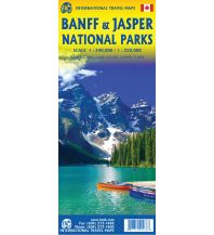 Straßenkarten ITMB Travel Map - Banff & Jasper NP 1:240.000 / 1:250.000 ITMB