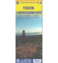 Straßenkarten Nord- und Mittelamerika Northern BC & Yukon 1:1.000.000 / 1:1.400.000 ITMB
