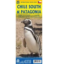 Straßenkarten ITMB Travel Map - Chile South Südchile & Patagonien 1:1.700.000 / 1:2.200.000 ITMB