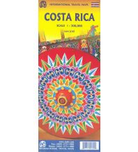 Road Maps North and Central America Costa Rica ITMB