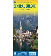 Straßenkarten Österreich ITMB Travel Map Central Europe / Mitteleuropa 1:1.200.000 ITMB