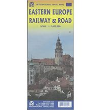 Straßenkarten Europa Eastern Europe - Railway & Road 1:2.600.000 ITMB